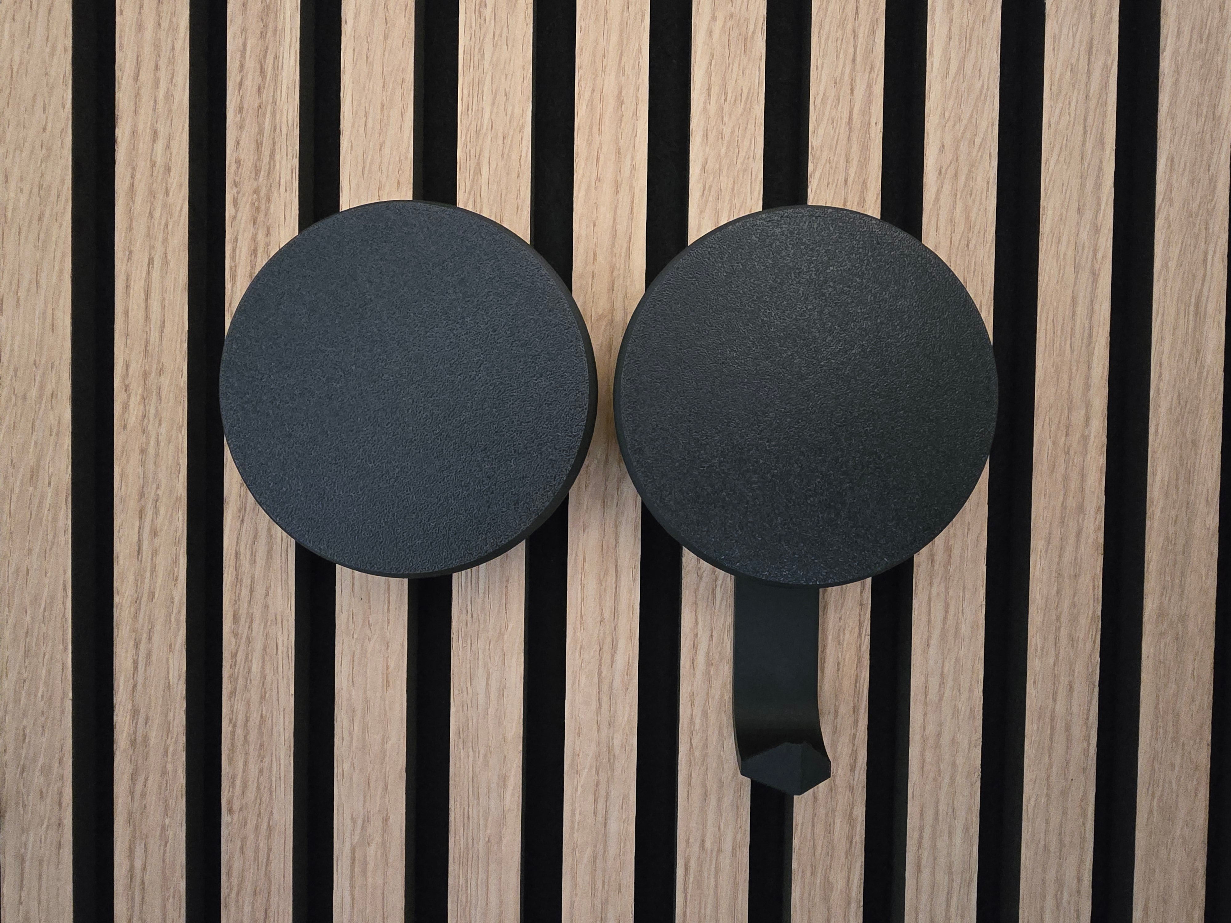 Round Hanger/Hook for Acoustic Panels - Installation type: Wall Clip