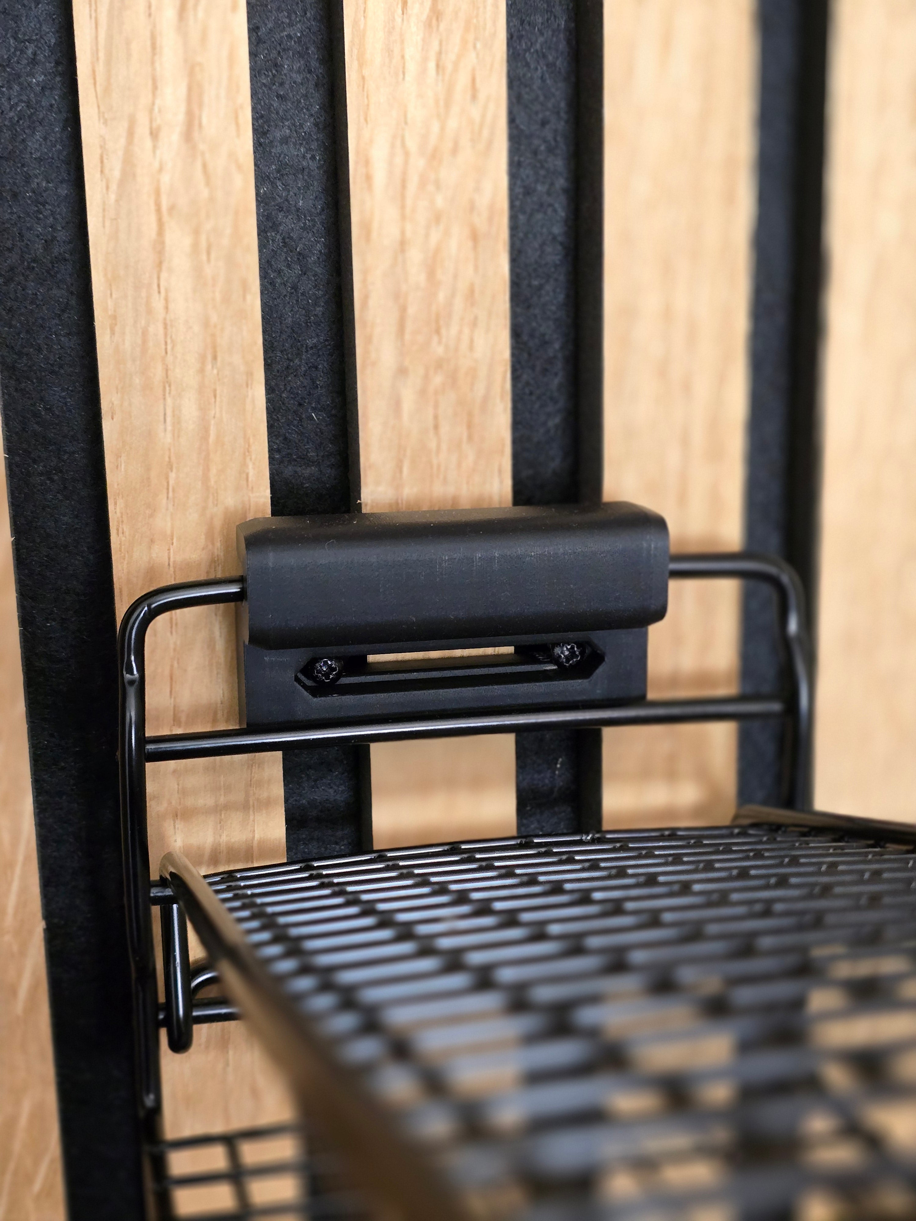 Acoustic Panel Shoe Rack Mount for IKEA SKOSTALL - Wall Clip