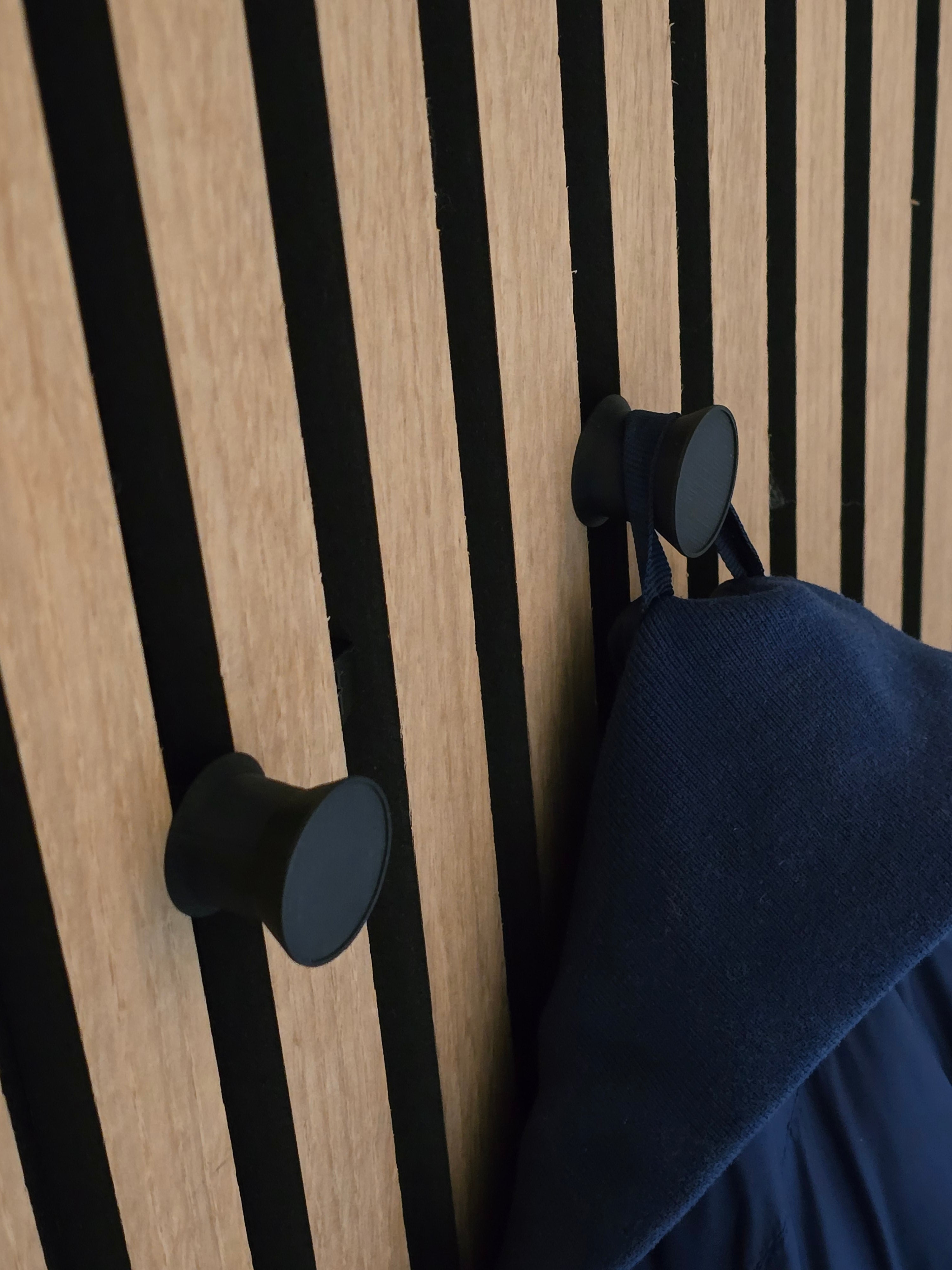 Knophaak voor akoestische panelen - Installatietype: Muurclip
