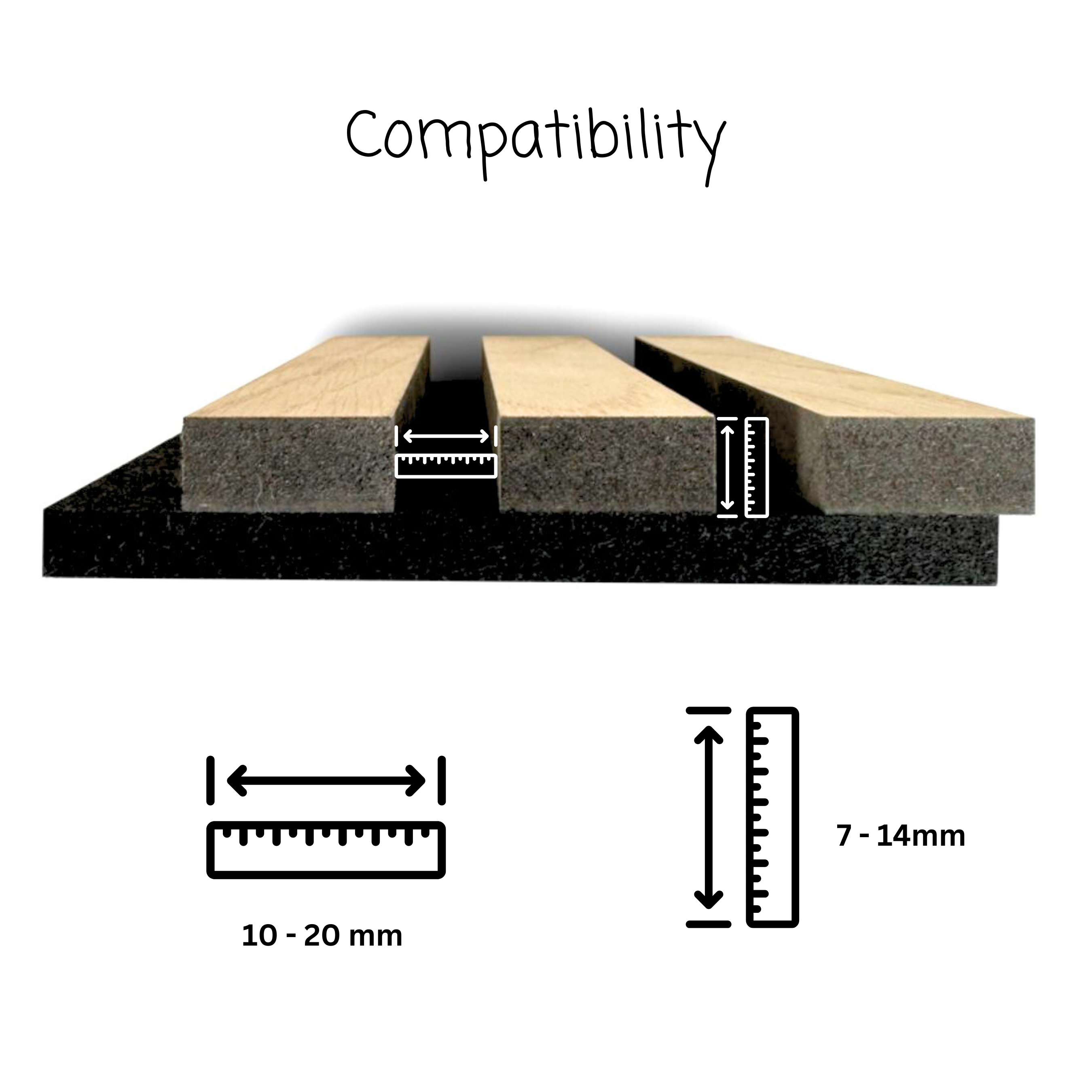 Acoustic Panel Shoe Rack Mount for IKEA SKOSTALL - Wall Clip
