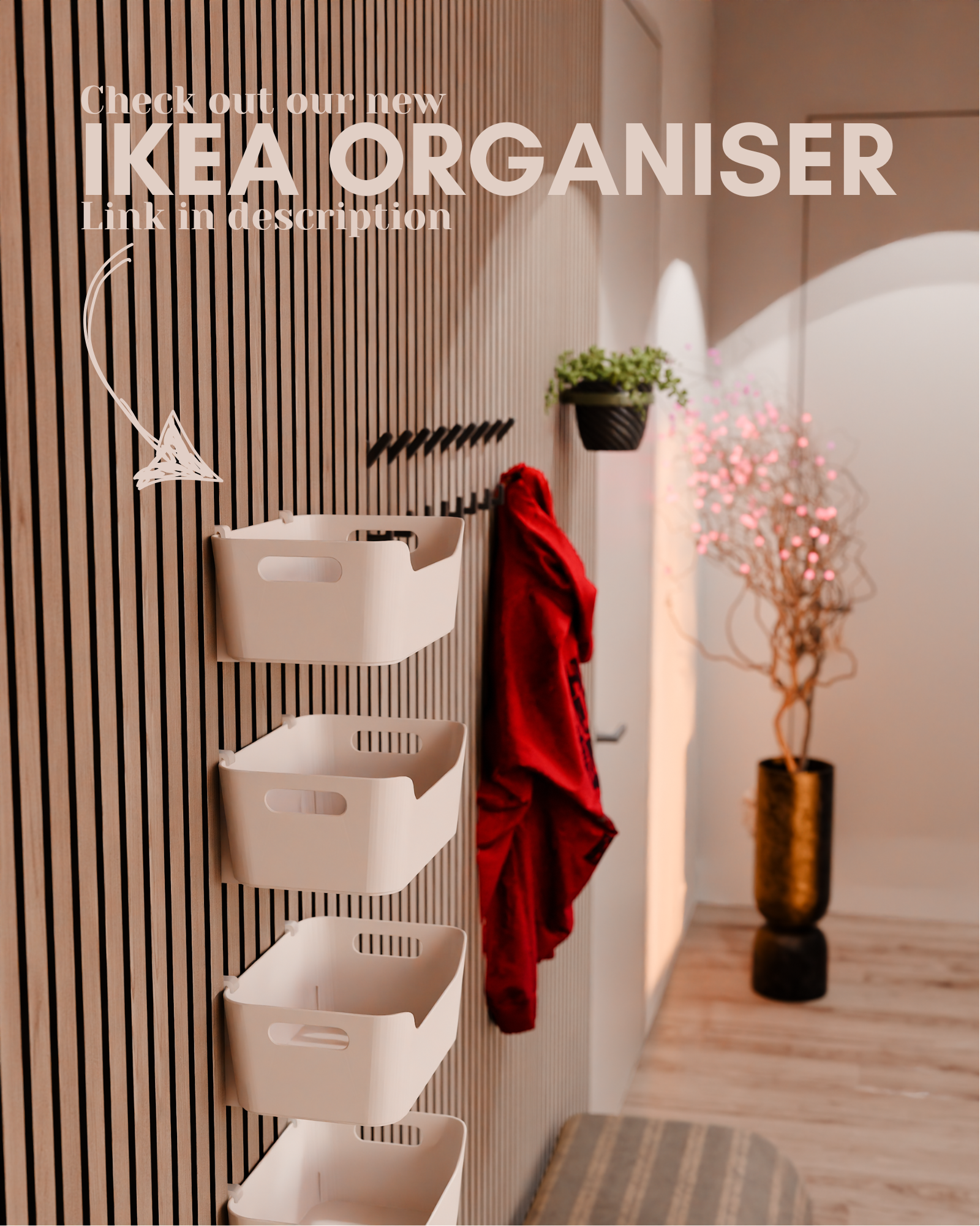 Regalträger für IKEA MOSSLANDA Bilderleiste - Montageart: Wandclip