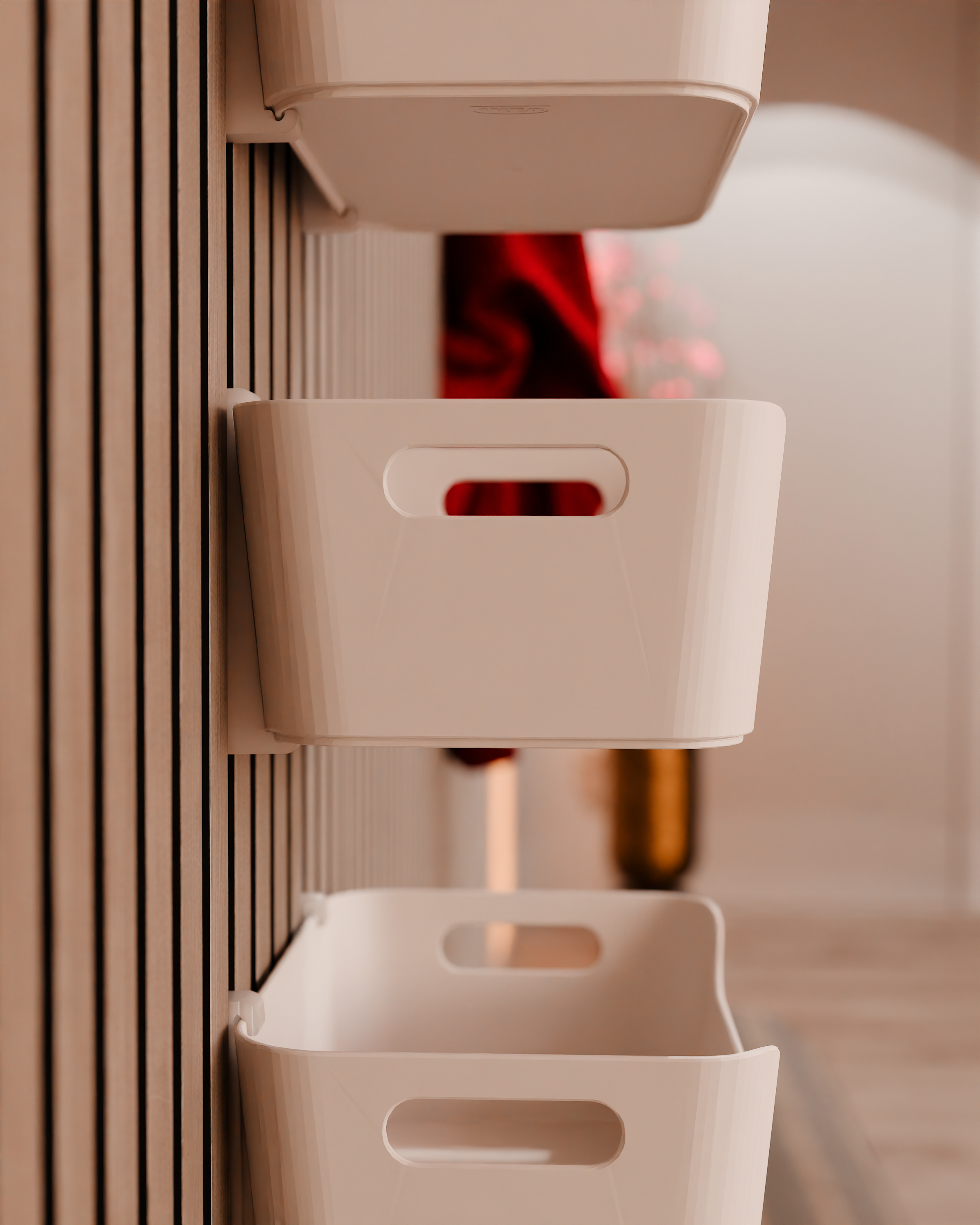 Akoestische paneelorganizer - voor IKEA UPPDATERA Organizer Mounts - Muurclip